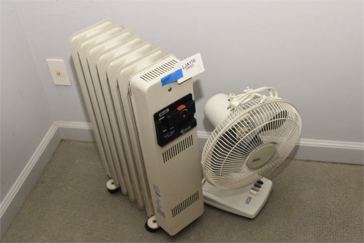 DeLongi Heater and Electric Fan