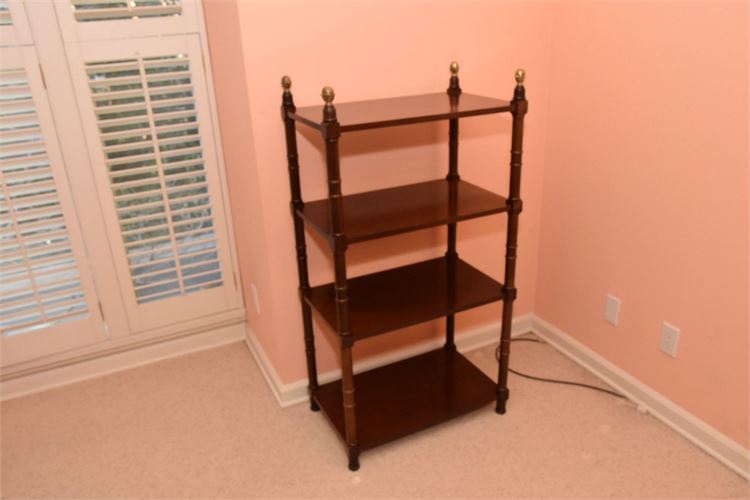 Four Tier Mahogany Stand/Five