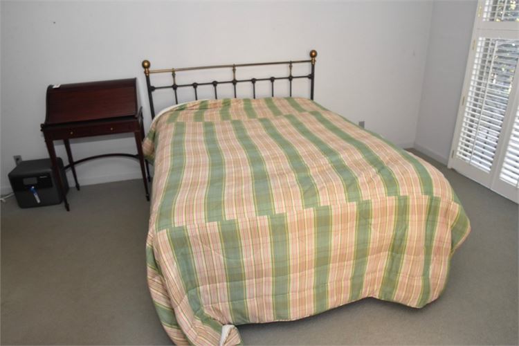 Wrought Iron Bed and Beauty Rest Mattress