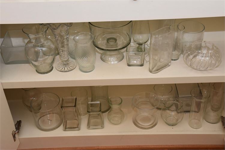 Group Lot Of Glass Objects