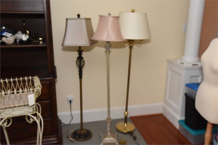 Three (3) Floor Lamps