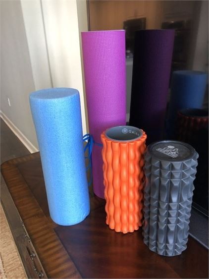 Lot of Exercise and Therapy Rolls
