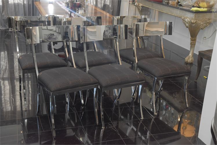 Polished Chrome Dining Chairs