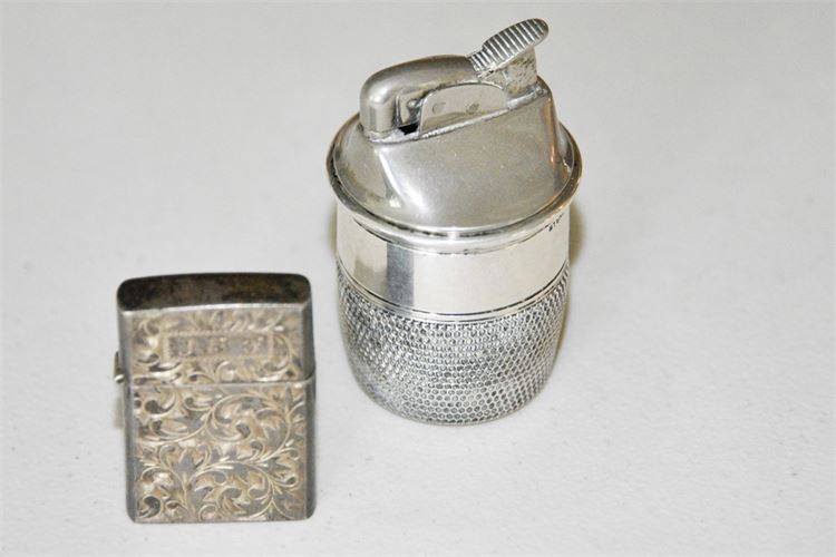 Two Sterling Silver Lighters
