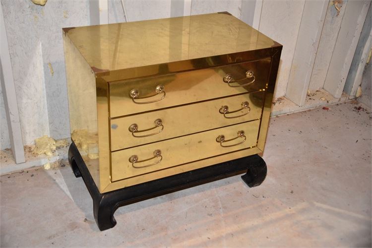 Asian Style Brass Bedside Commode