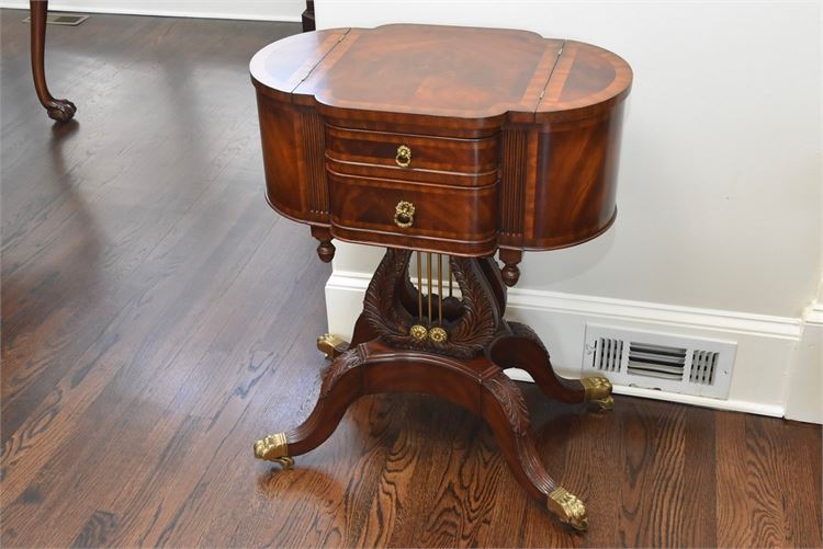 MAITLAND SMITH Classical Style Lyre Base Table