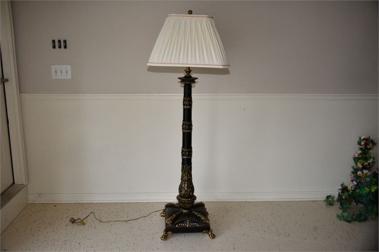 Neoclassical Style Metal Floor Lamp