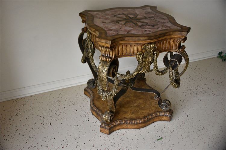 MAITLAND SMITH Neoclassical Style Giltwood Side Table