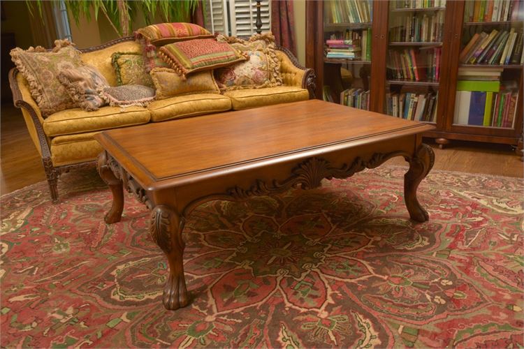 Large Scale Mahogany Low Table