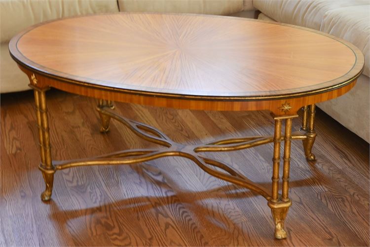 Decorative Neoclassical Style Coffee Table