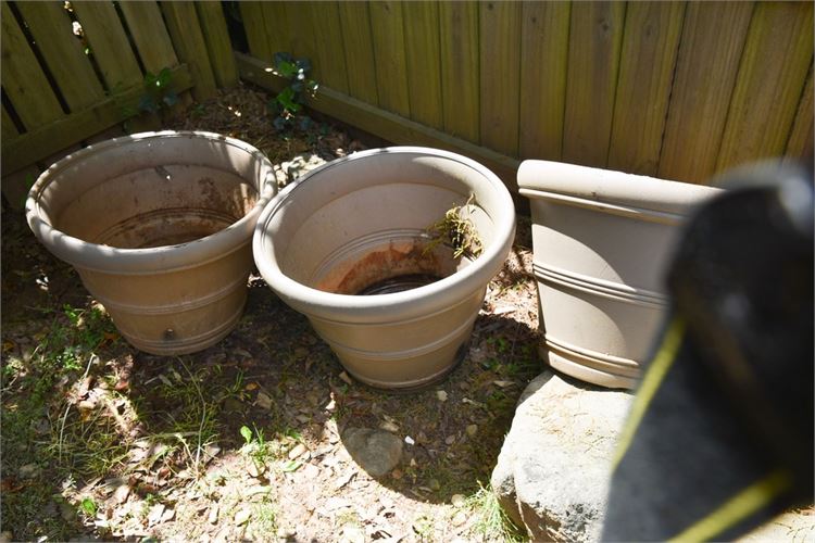 Set Three (3) Large Neoclassical Style Planters