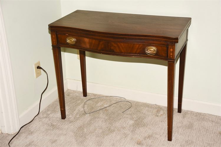 BRANDT Federal Style Mahogany Card Table