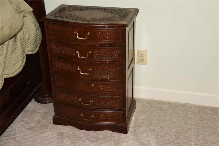 Decorative Indian Carved Chest