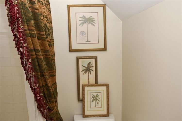 Three (3) Prints of Palm Trees