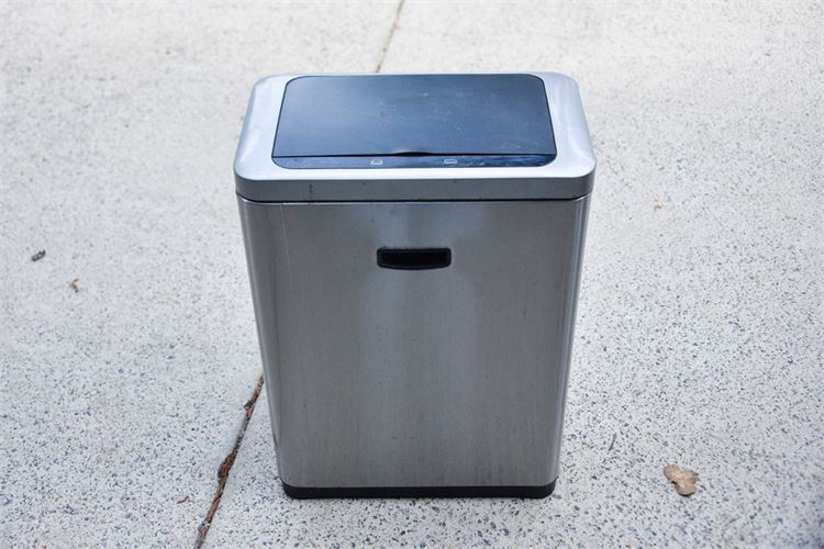 Battery Powered Stainless Steel Trash Can