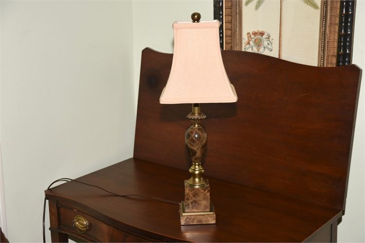 Marble & Brass Table Lamp