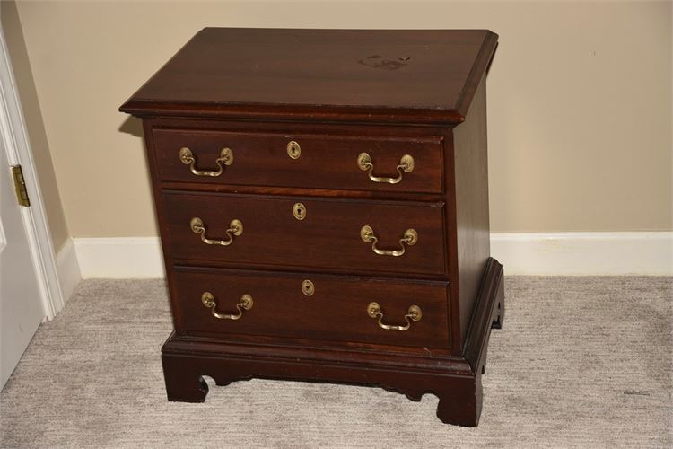 Diminutive Georgian Style Mahogany Chest By LINK TAYLOR