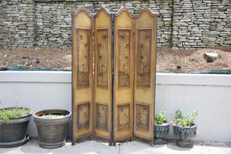 Decorative Four Panel Screen