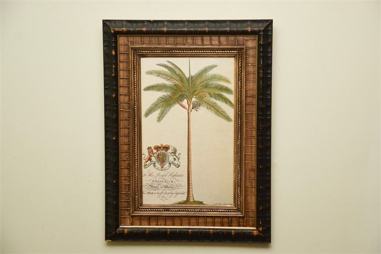 Print of Palm Trees