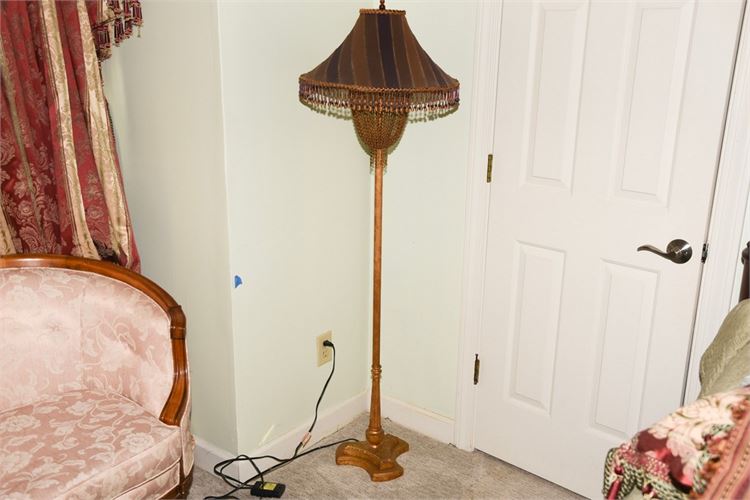 Gilt Floor Lamp