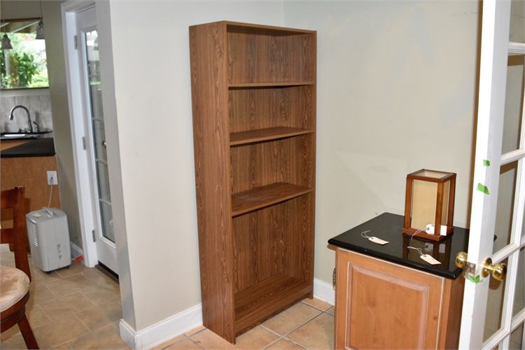 Wood Grain Bookcase