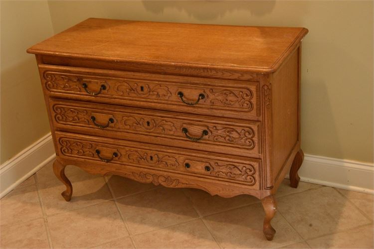 French Provincial Style Carved Chest