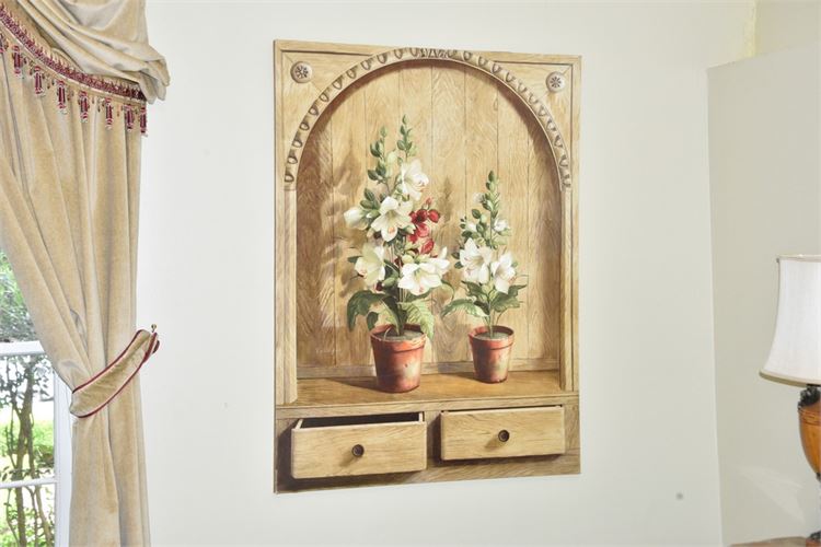 Decorative "Trompe L'Oeil" Giclee by Fabrice de Villeneuve