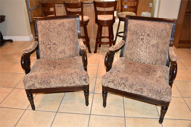 Pair Regency Style Armchairs