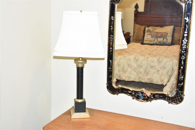 Two Tone Metal Column Lamp