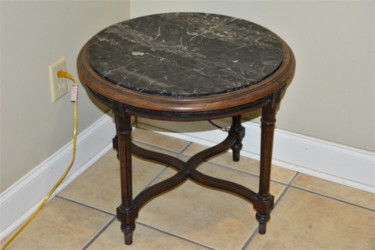 Marble Top Side Table