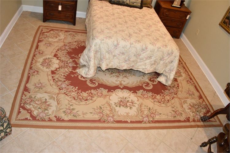 Needlpoint Carpet in an Aubusson Pattern