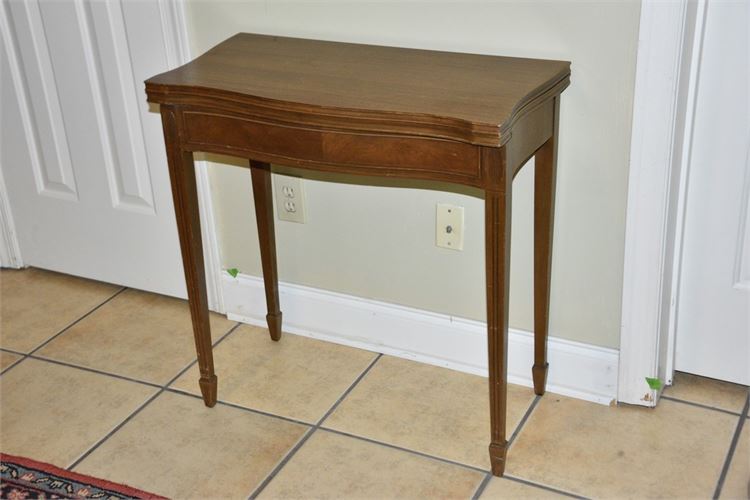 BRANDT Federal Style Mahogany Card Table