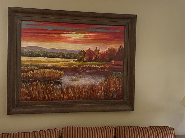 LE Legrange  (21th American), "Marshy Landscape"