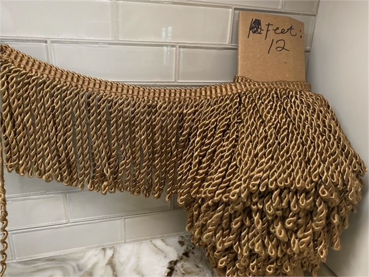 12 ft of Brown Color Bullion Fringe