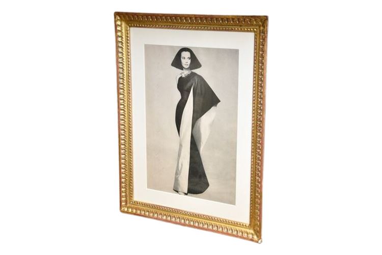 Framed Photograph of Gloria Vanderbilt