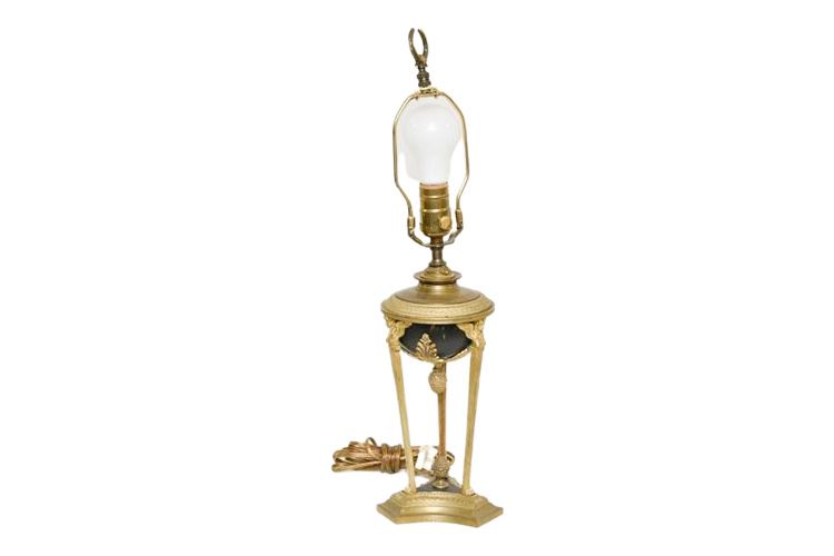 Empire Style Gilt Bronze Urn Lamp