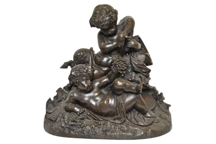 19th Century Bronze Figural Grouping