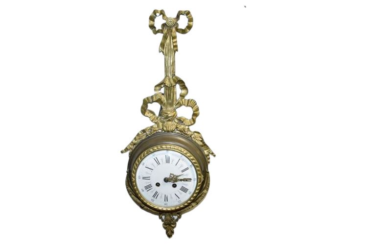 French Louis XVI Style Wall Clock