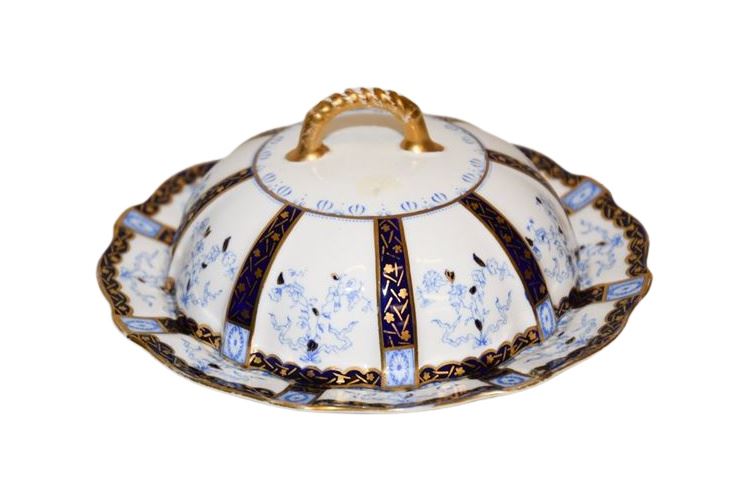 ROYAL CROWN DERBY Covered Muffin Dish