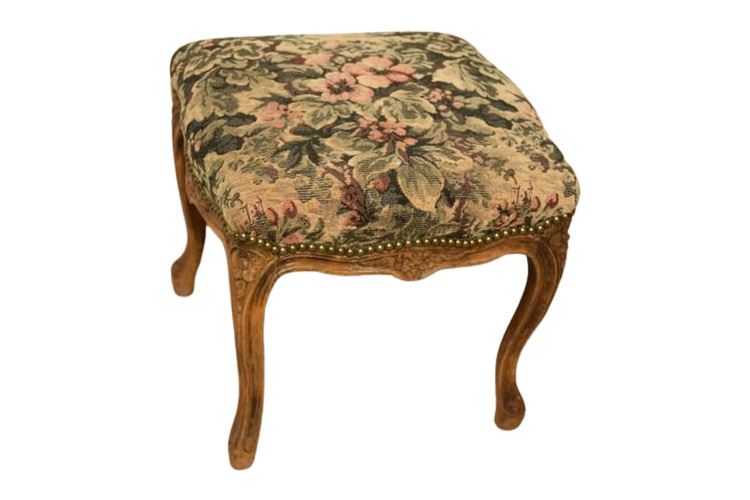 Vintage Louis XV Style Footstool