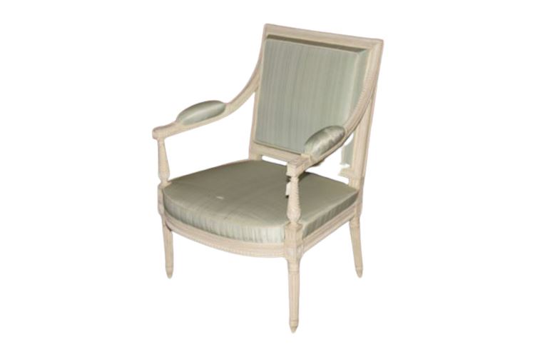 Louis XVI Style Painted Fauteuil