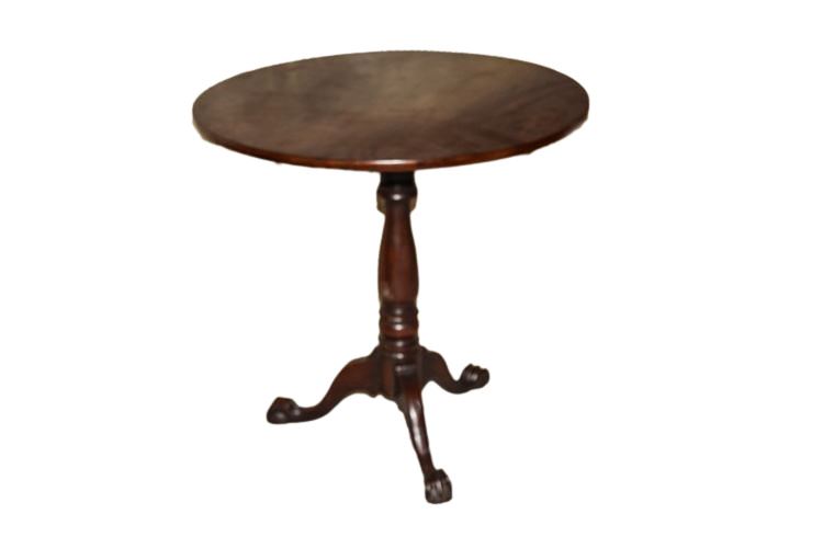 Antique Georgian Mahogany Tilt Top Table