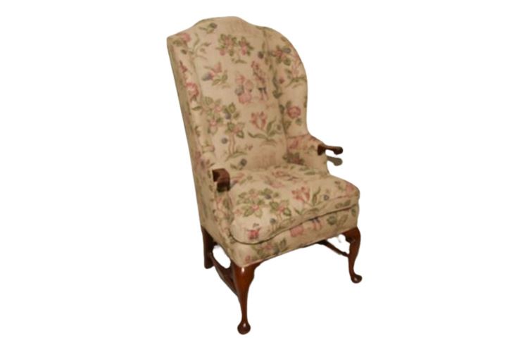 Queene Anne Style Wing Chair