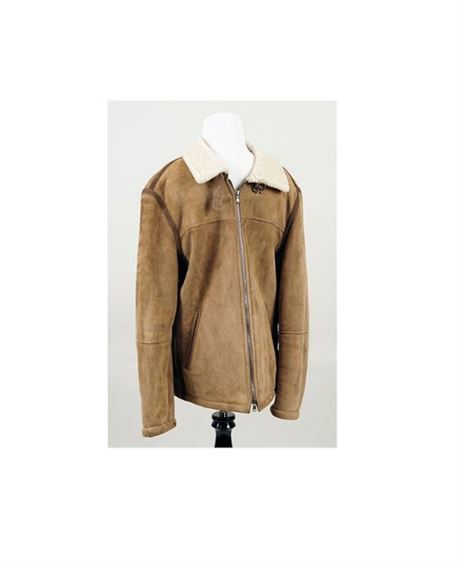 Brunello Cucinelli Men's Shearling Bomber Jacket