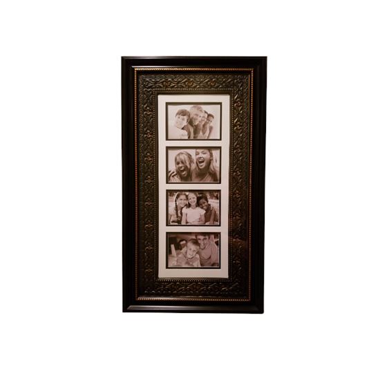 4-Photo Ornate Wood Frame, 16 x 27 in.