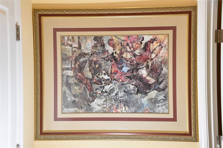 Framed Artist signed Artwork