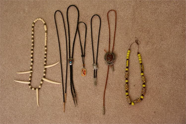 Group Lot Of Tribal Necklaces