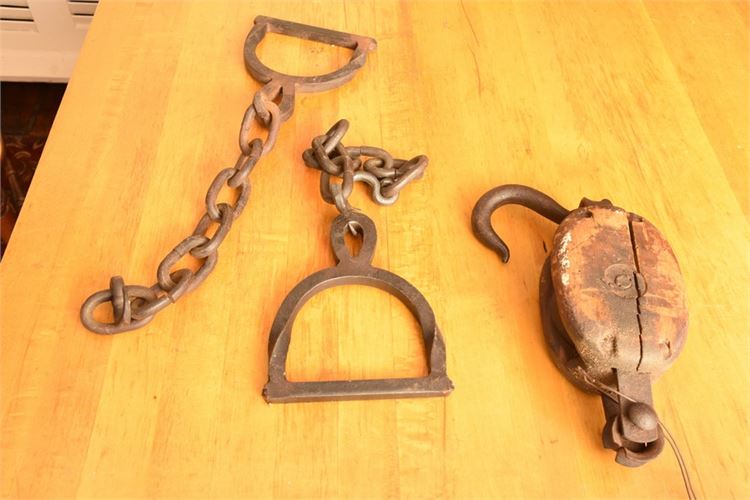 Three Antique Utilitarian Items