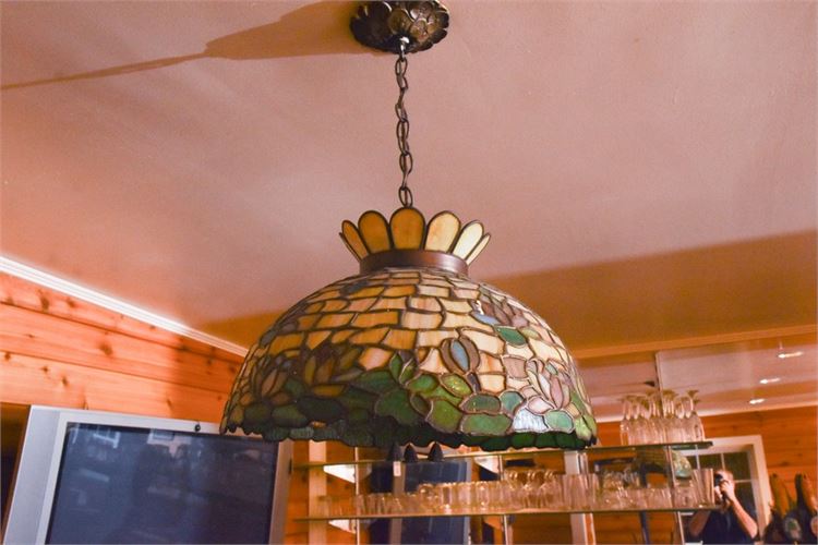 Leaded Glass Pendant Light