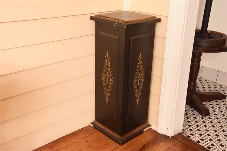 Paint Decorated Pedestal